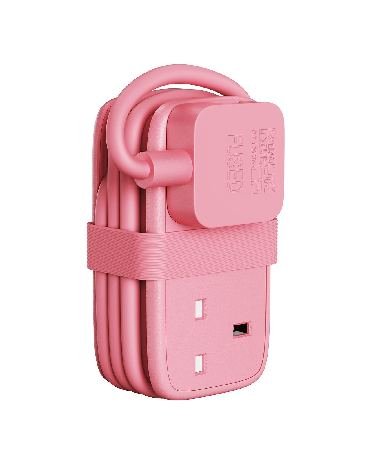 PowerNest UK Travel Power Strip 2 Outlets 2 USB-A 1 USB-C Travel & Hotel