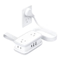 PowerNest Pocket Power Strip 4 Outlets 3 USB Ports(1 Type C)