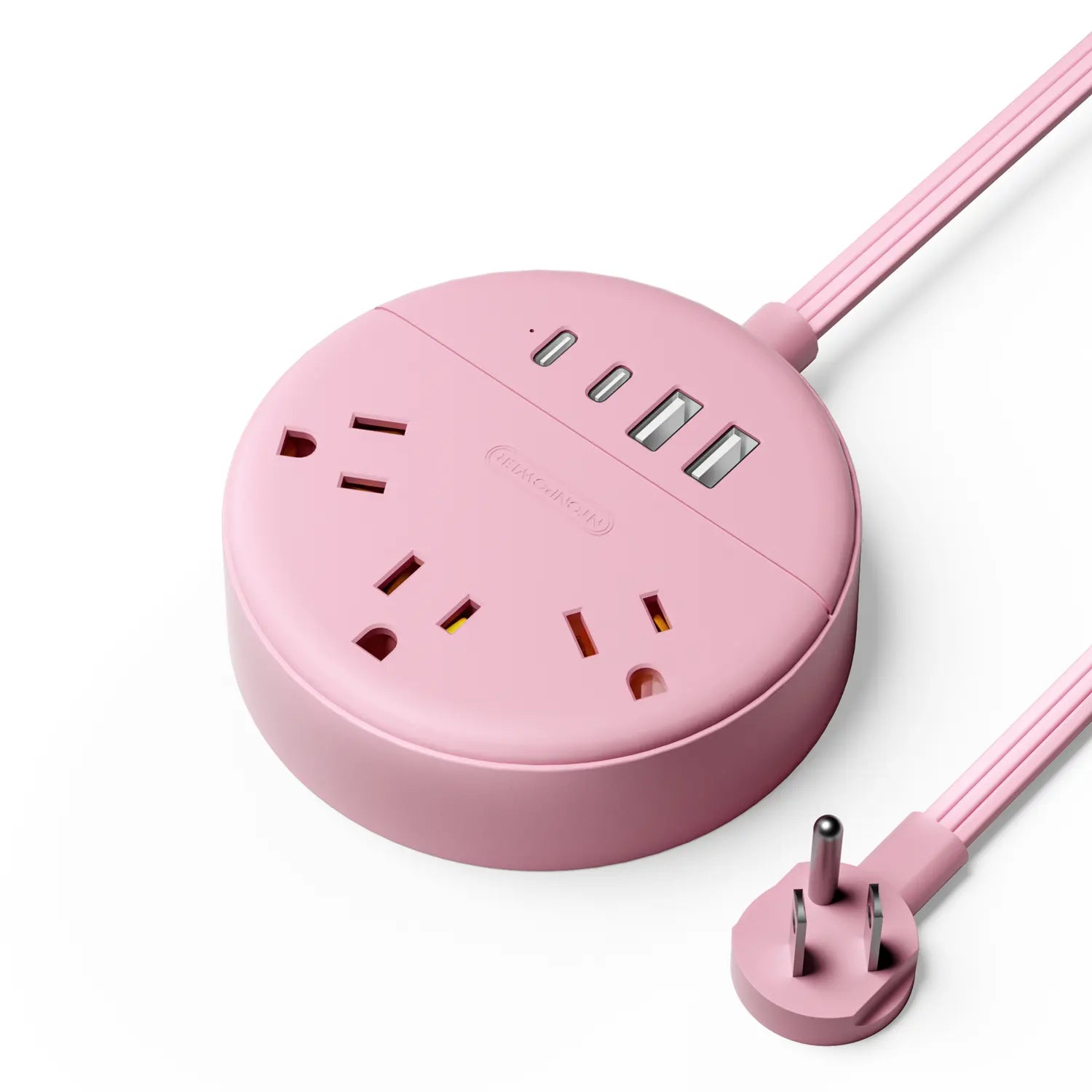 PowerNest New Dot  Power Strip 3 Outlets 2 USB-A 2 USB-C Small&Travel