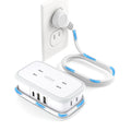 PowerNest New JP Pocket Power Strip 4 Outlets 2 USB-A 1 USB-C