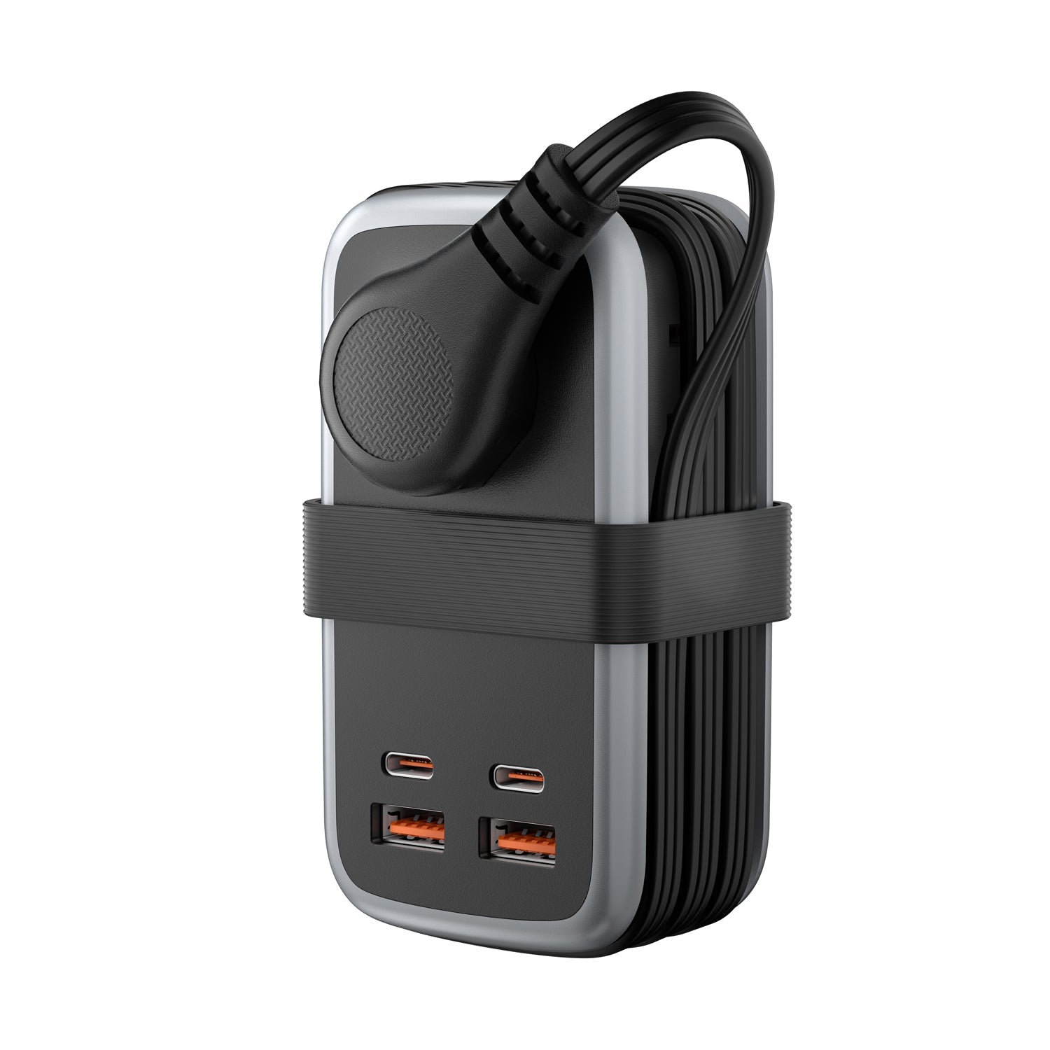 PowerNest GAN Ultra 65W USB  Power Strip, 3 Outlets 2 USB-A 2 USB-C