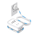 PowerNest New JP Travel Pocket Power Strip 2 Outlets 2 USB-A 1 USB-C