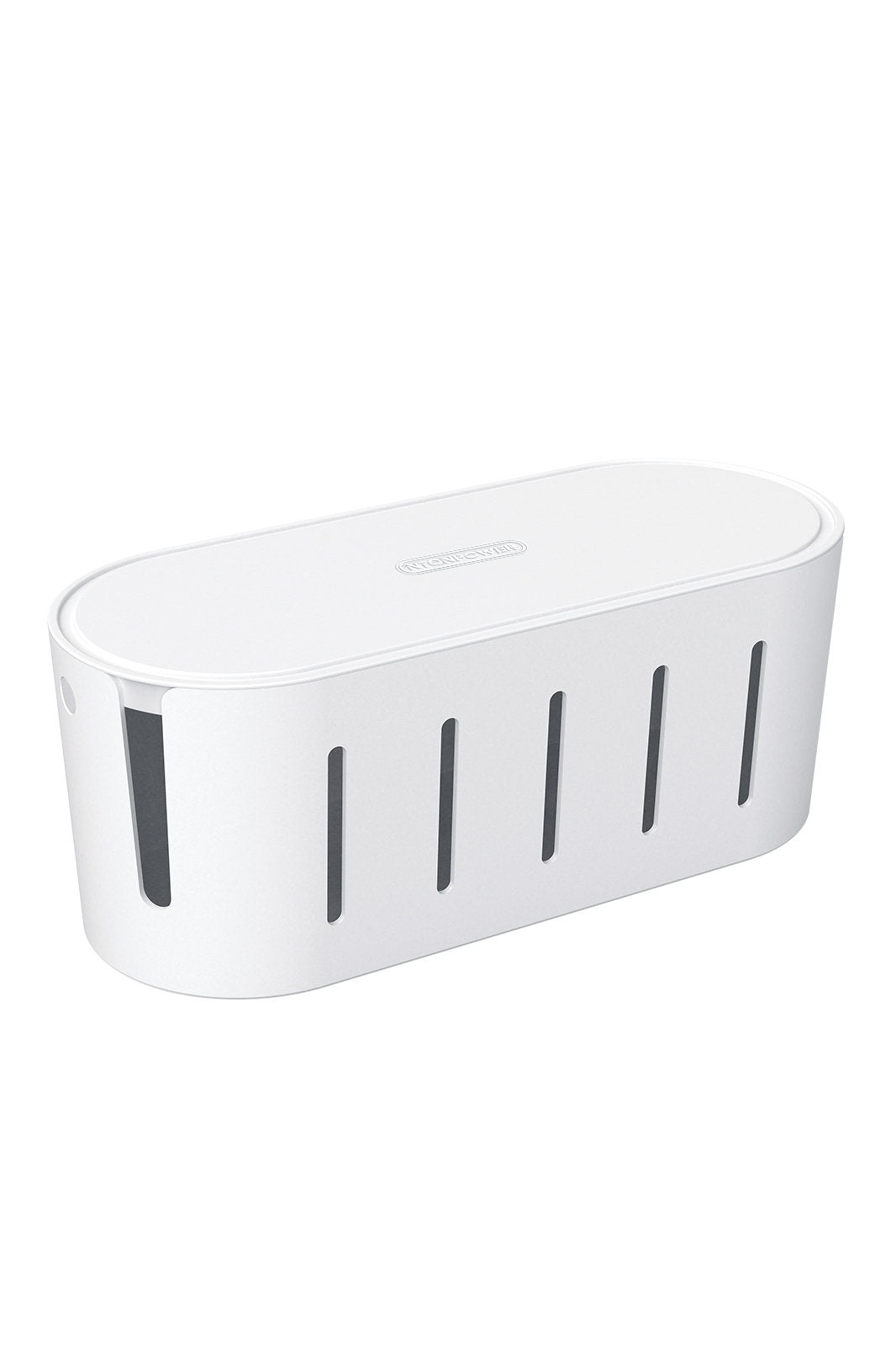 PowerNest Cable Organizer Box Wall Mountable with Lock Lid