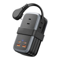PowerNest New JP Travel Pocket Power Strip 3 Outlets 2 USB A 2 TYPE C