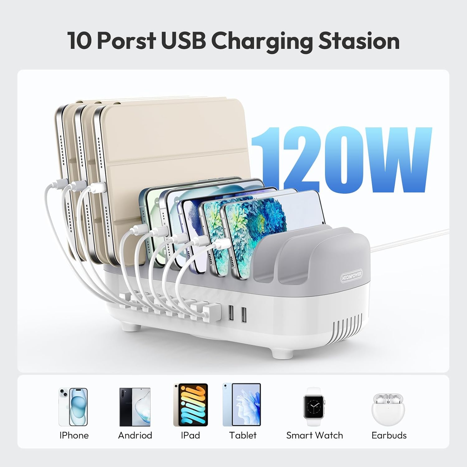 PowerNest 10 Ports Charging Station