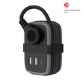 PowerNest New Pocket Power Strip 2 Outlets 3 USB Ports(1 Type C)