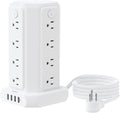 PowerNest Surge Protector Power Strip Tower 16 Outlets 4 USB 1080J