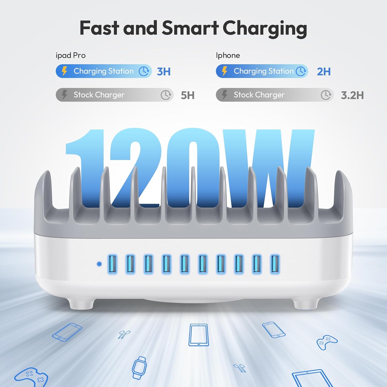 PowerNest 10 Ports Charging Station