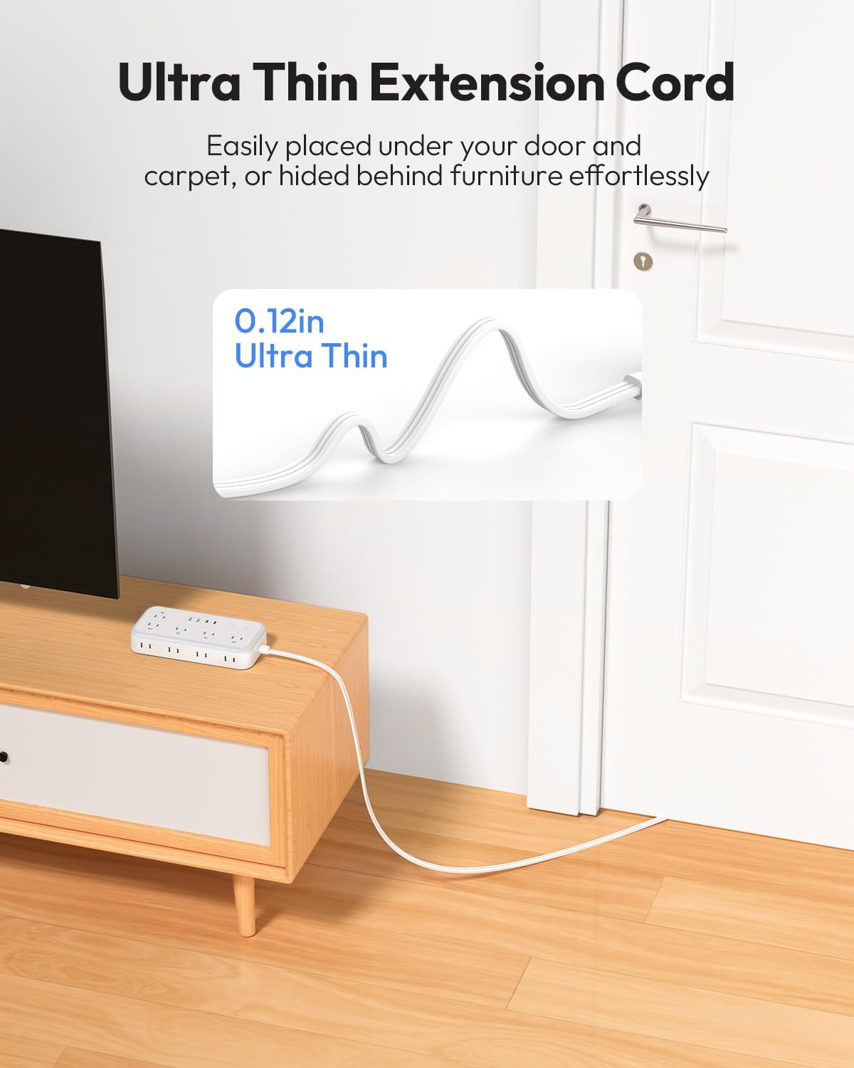 PowerNest 2700J Surge Protector 10 Outlets 4 USB Ports (2 USB C) Power Strip