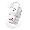 PowerNest GAN Ultra 65W USB  Power Strip, 3 Outlets 2 USB-A 2 USB-C
